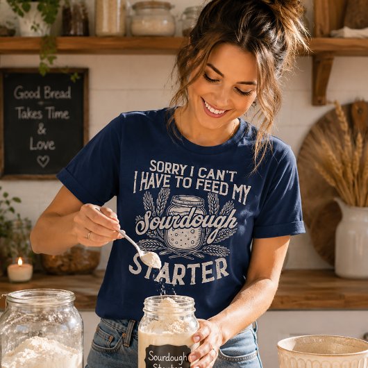 Sorry Ik Kan Niet Sourdough Starter Tri-Blend Shirt