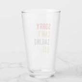 Sorry, ik kan niet vaarten tot ziens II Glas (Achterkant)