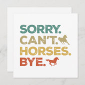 Sorry, ik kan paarden niet doemen (Voorkant / Achterkant)