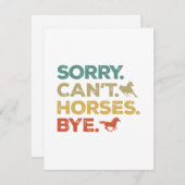 Sorry, ik kan paarden niet doemen informatiekaartje (Voorkant / Achterkant)