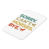 Sorry, ik kan paarden niet doemen magneet (Linkerzijde)