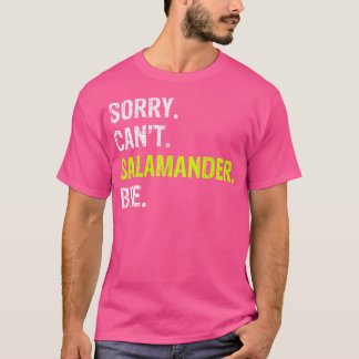 Sorry, ik kan Salamander niet vaarwel zeggen T-shirt