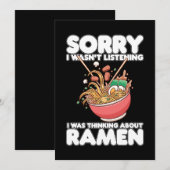 Sorry, ik luisterde niet Was aan het denken over R Kaart (Voorkant / Achterkant)