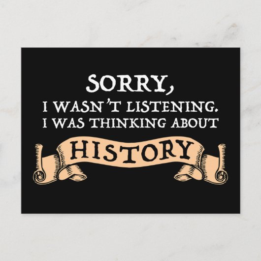 Sorry, ik was niet aan het luisteren - Ik denk aan Briefkaart (Voorkant)