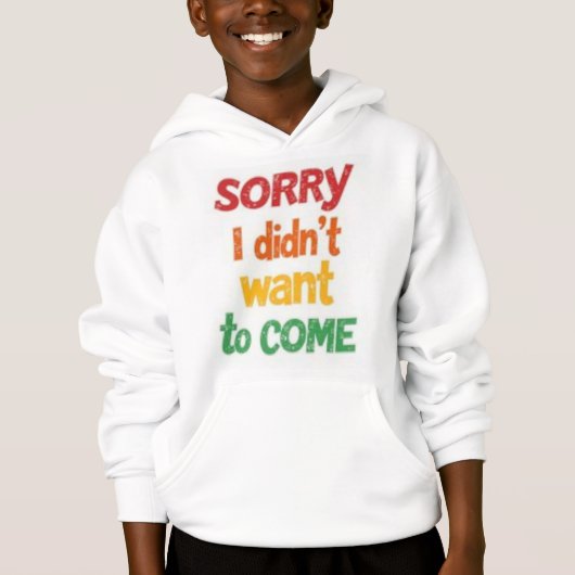 Sorry, ik wilde niet naar T-shirts (Voorkant)