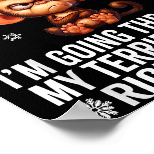 Sorry I'm Cranky I'm Going Through My Terrible 60' Poster (Hoek)