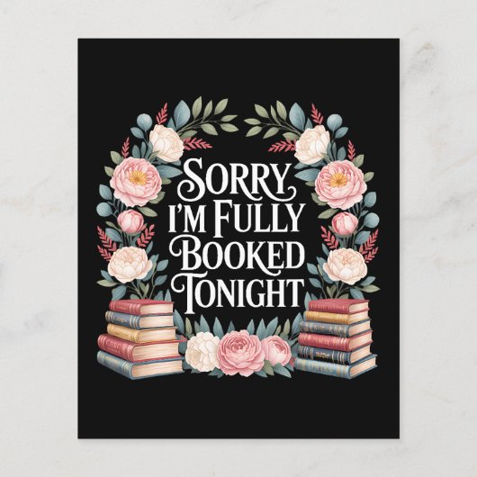 Sorry I'M Fully Booked Tonight Flyer (Achterkant)