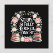 Sorry I'M Fully Booked Tonight Menu (Voorkant)