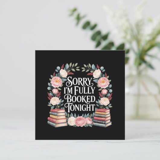 Sorry I'M Fully Booked Tonight Menu (Staand voorkant)