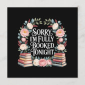 Sorry I'M Fully Booked Tonight Menu (Achterkant)