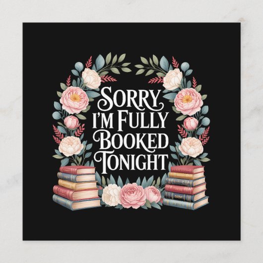 Sorry I'M Fully Booked Tonight Programmakaart (Voorkant)