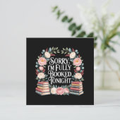 Sorry I'M Fully Booked Tonight Programmakaart (Staand voorkant)