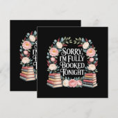 Sorry I'M Fully Booked Tonight Programmakaart (Voorkant / Achterkant)