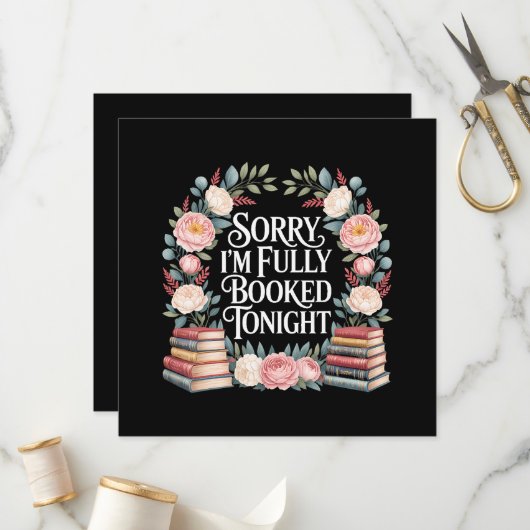 Sorry I'M Fully Booked Tonight Programmakaart (Voorkant / Achterkant in situ)