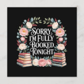 Sorry I'M Fully Booked Tonight Programmakaart (Achterkant)