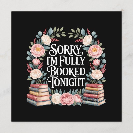 Sorry I'M Fully Booked Tonight Programmakaart (Achterkant)