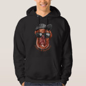 SORRY I'M INDOGNITO (Franse Mastiff) grappige hond Hoodie (Voorkant)