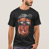 SORRY I'M INDOGNITO (Franse Mastiff) grappige hond T-shirt (Voorkant)