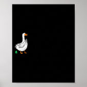 Sorry I'm Late Funny Goose Christian Bible Verse F Poster (Voorkant)