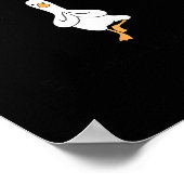 Sorry I'm Late Funny Goose Christian Bible Verse F Poster (Hoek)