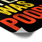 Sorry I'm Late I Was Ong Funny Toilet Joke Poster (Hoek)