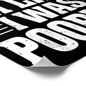 Sorry I'm Late I Was Ong  Poster (Hoek)