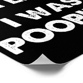 Sorry I'm Late I Was Ong  Poster (Hoek)