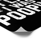 Sorry I'm Late I Was Ong  Poster (Hoek)