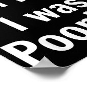 Sorry I'm Late I Was Ong  Poster (Hoek)