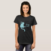 Sorry I'm Late My Cat Was Sitting On Me Funny T-shirt (Voorkant volledig)