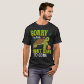 Sorry-im-late-Turtle-T-shirt T-shirt (Voorkant volledig)