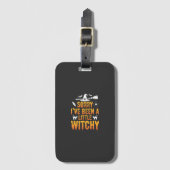 Sorry I've Been A Little Witchy Halloween Bagagelabel (Voorkant (verticaal))
