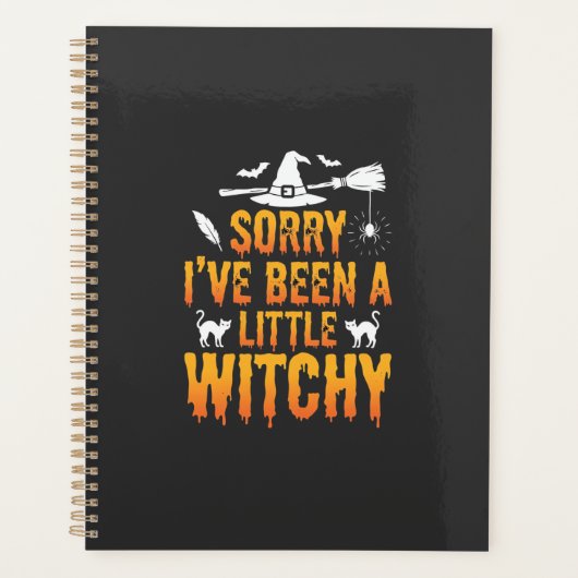Sorry I've Been A Little Witchy Halloween Planner (Voorkant)