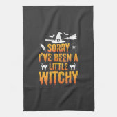 Sorry I've Been A Little Witchy Halloween Theedoek (Verticaal)