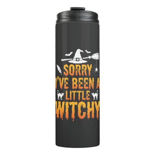 Sorry I've Been A Little Witchy Halloween Thermosbeker (Voorkant)