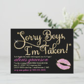 Sorry jongens, ik ben Bachelorette 2 Kiss. Kaart (Staand voorkant)