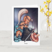 'Sorry Kaart (Gele Bloem)