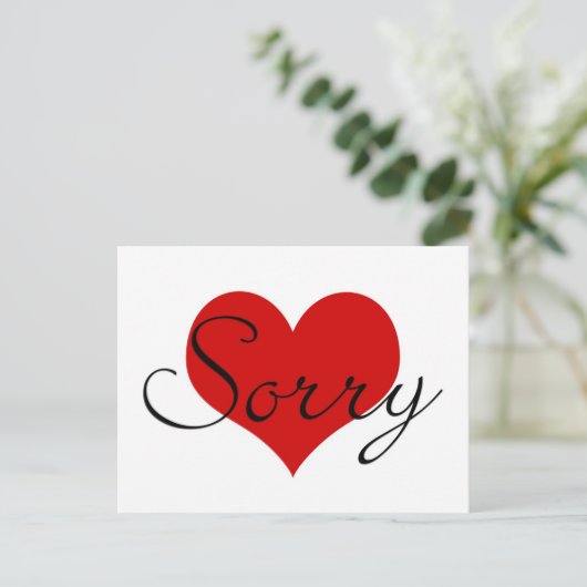Sorry kaart (Staand voorkant)