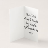 Sorry Kaart (Binnen)