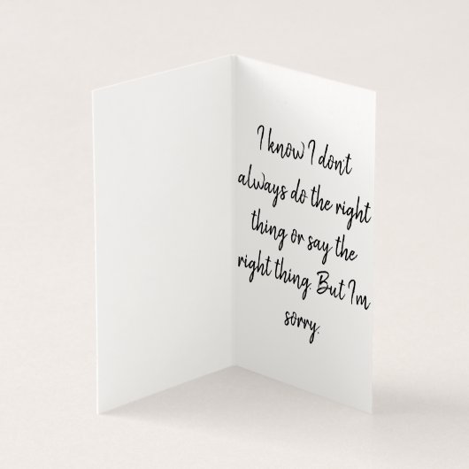 Sorry Kaart (Binnen)