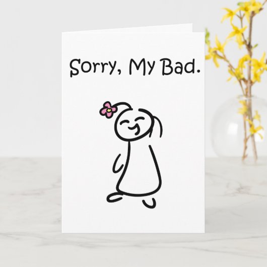 Sorry Kaart (Gele Bloem)