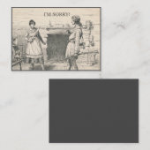 Sorry kaart notitiekaartje (Voorkant / Achterkant)