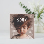 Sorry Kaarten (Staand voorkant)