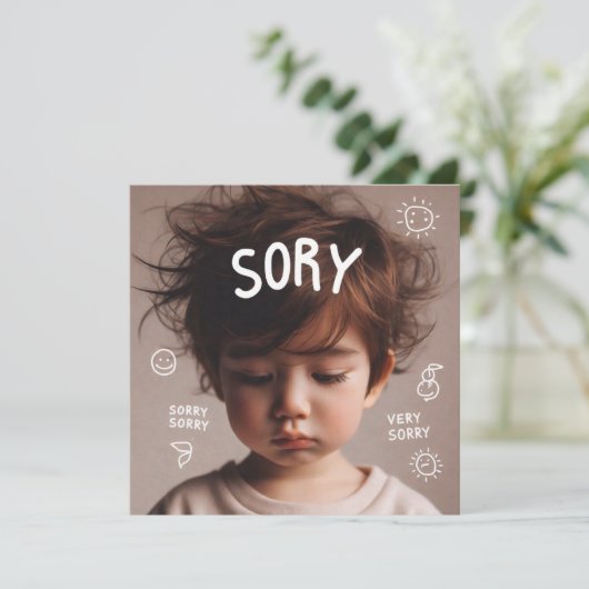 Sorry Kaarten (Staand voorkant)