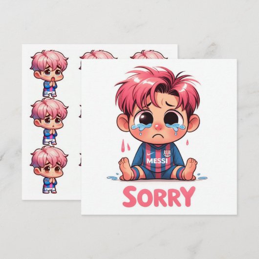 Sorry Kaarten  (Voorkant / Achterkant)
