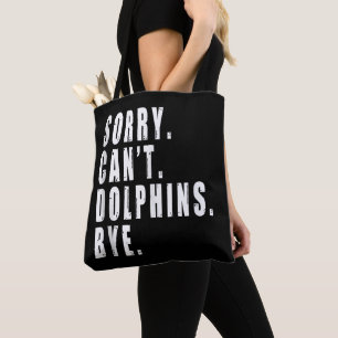 Sorry Kan Dolfijnen Bye Zee Dier Marine Life Tote Bag