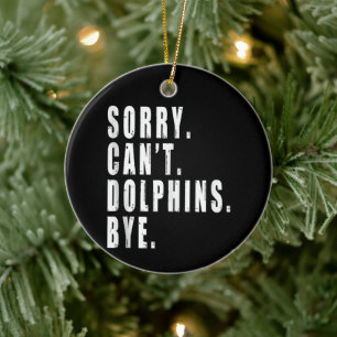 Sorry Kan Dolfijnen Vaarwel Zee Dier Zeedieren  Keramisch Ornament