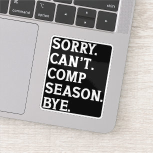 Sorry kan geen seizoen comp bye juichen dansen gra sticker