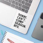 Sorry kan geen seizoen comp bye juichen dansen gra sticker (Laptop met iPhone)