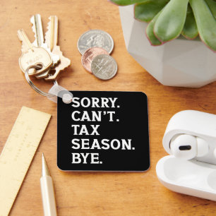 Sorry kan het seizoen niet belasten Bye Funny Acco Sleutelhanger